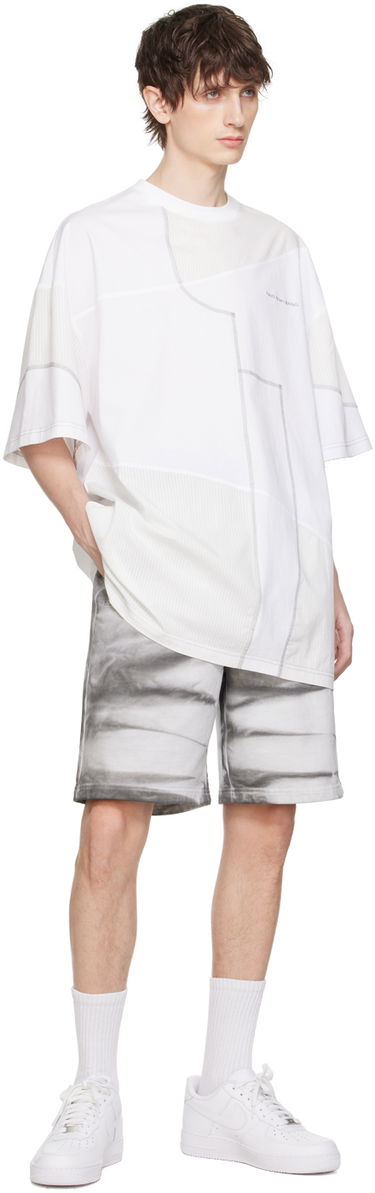 Tričko Feng Chen Wang Feng Chen Wang Paneled T-Shirt Biela | FMS17TS05, 3