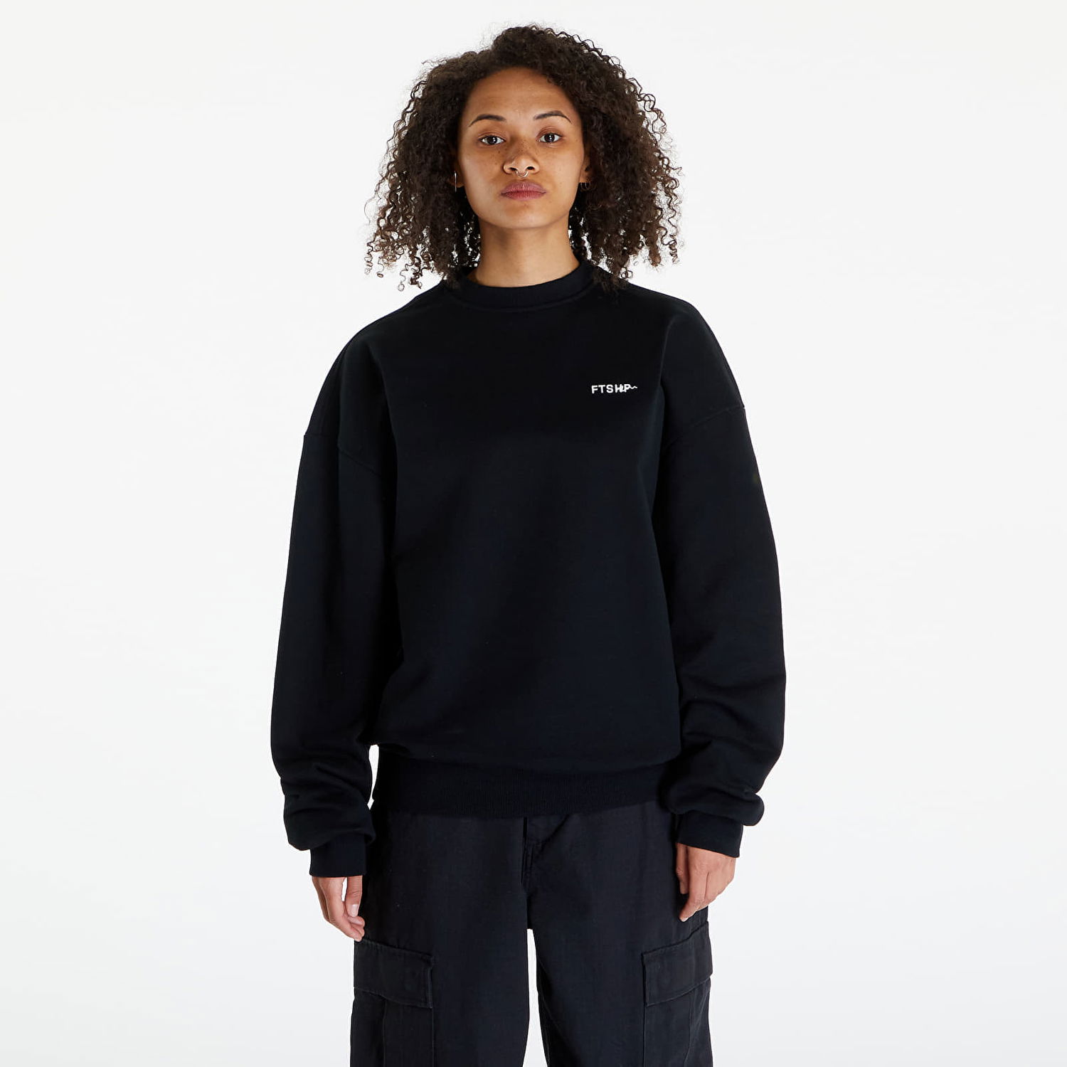 Mikina Footshop FTSHP x Club De Sport Métronome Crewneck Sweatshirt Čierna | FTSHP_334, 1