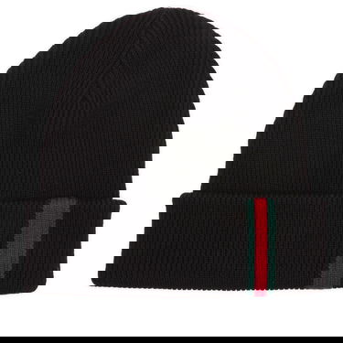 Kulicha Gucci Gucci Web Knitted Beanie Čierna | 834192-4G200-1000, 0