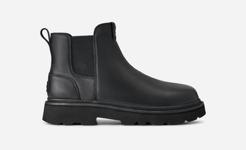 Tenisky a topánky UGG UGG Chelsea Lug Leather Boots Čierna | 1172990-BLK
