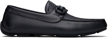 Starostlivosť o obuv FERRAGAMO Salvatore Ferragamo Gancini Ornament Driver Loafers Navy | 778804, 0