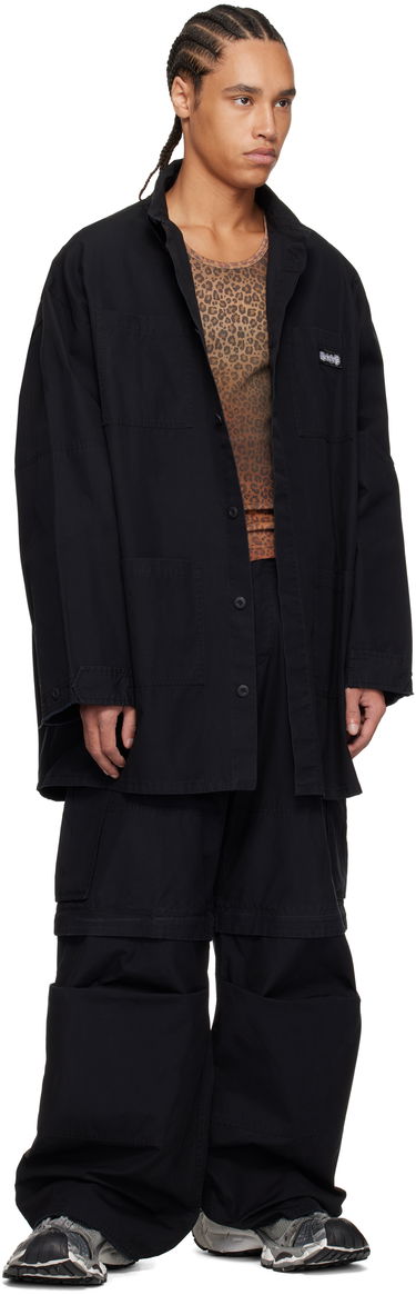 Košeľa 032C 032c Intermission Cargo Overshirt Čierna | S25-URW-1402-000, 3