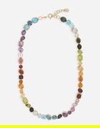 Rainbow Necklace With Multicolor Gemstones