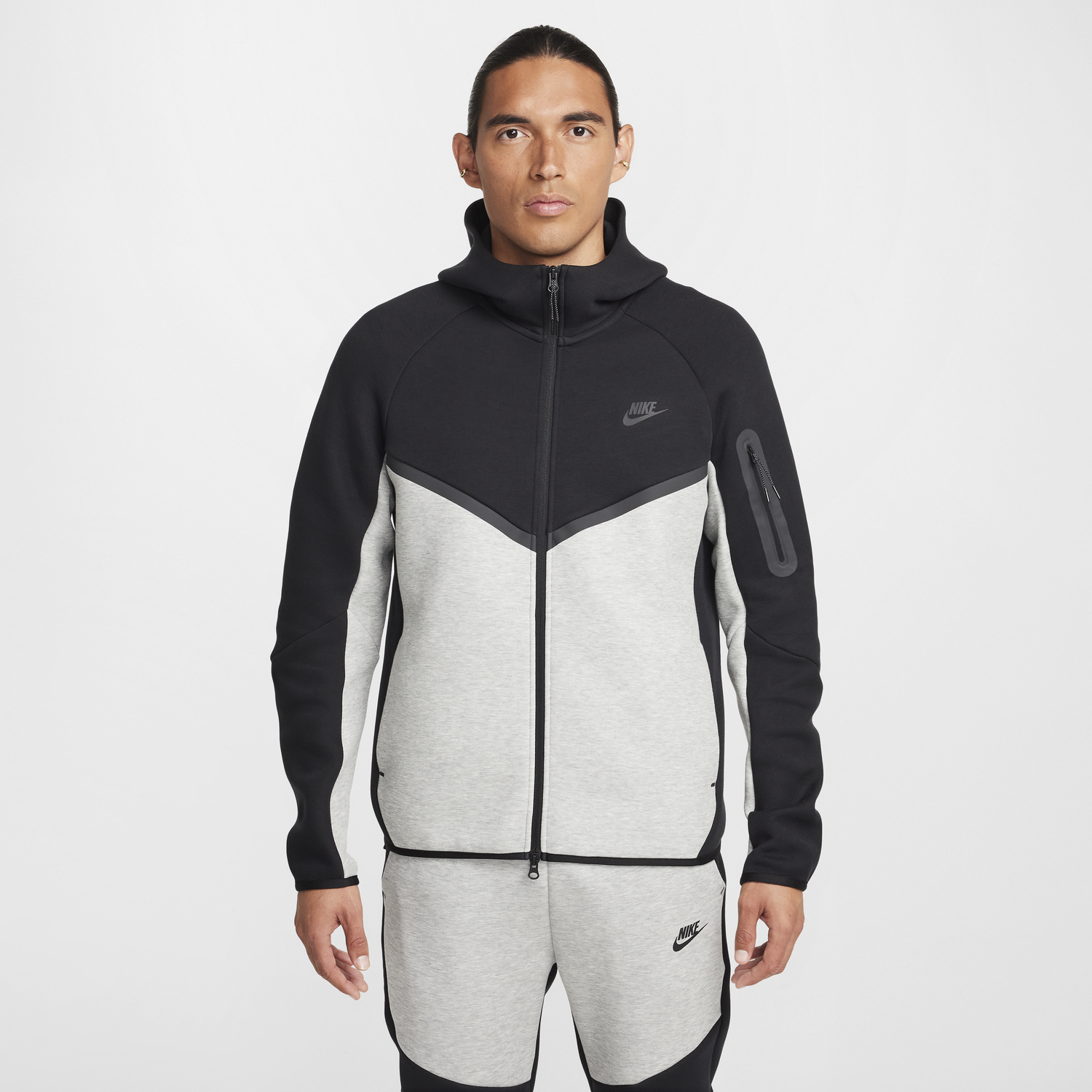 Mikina Nike Nike Tech Windrunner Full-Zip Hoodie Šedá | HV0949-011, 1
