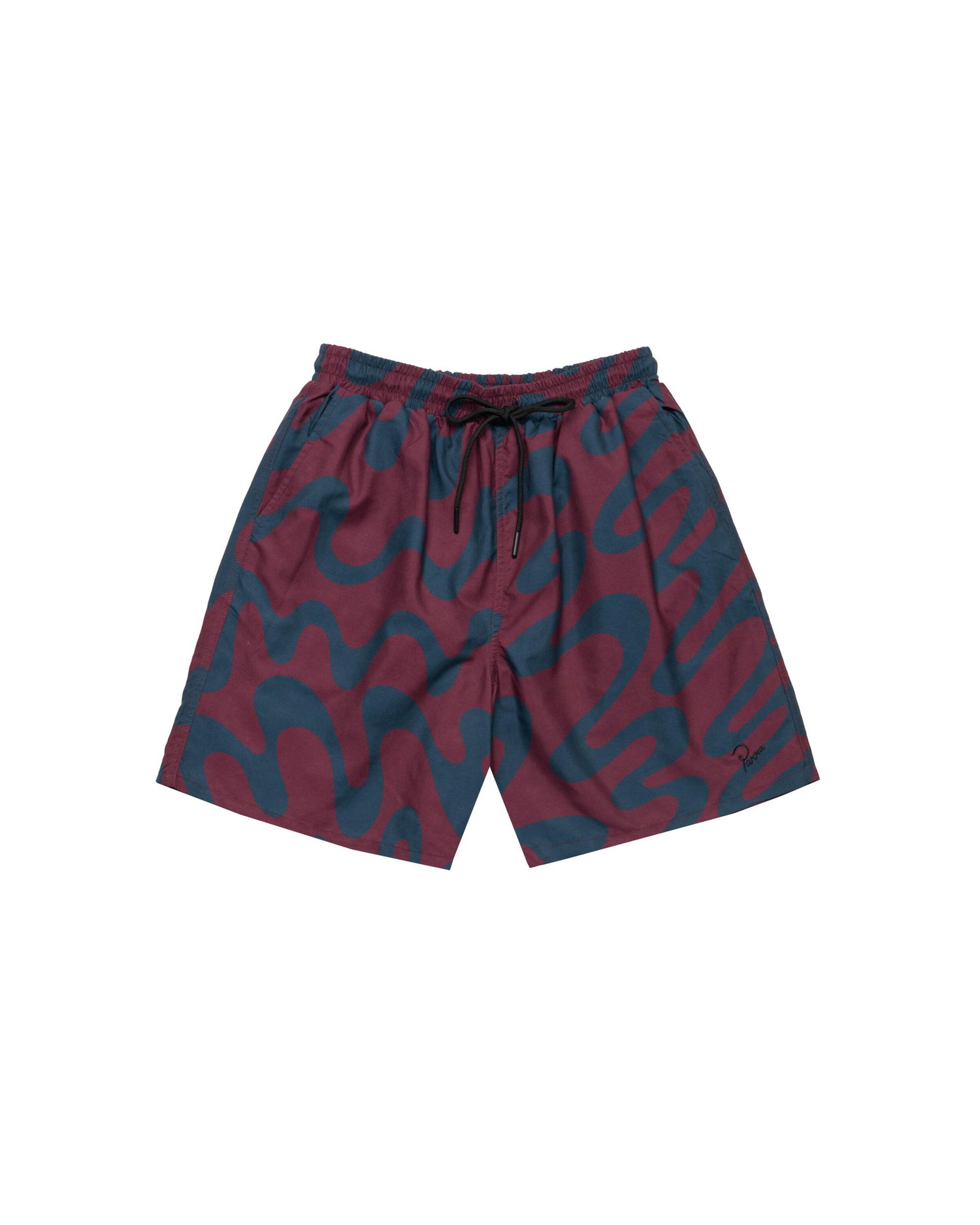 Plavky By Parra Parra Splashed Swim Shorts Vínová | 53535, 0