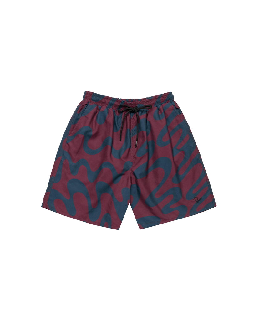 Plavky By Parra Parra Splashed Swim Shorts Vínová | 53535