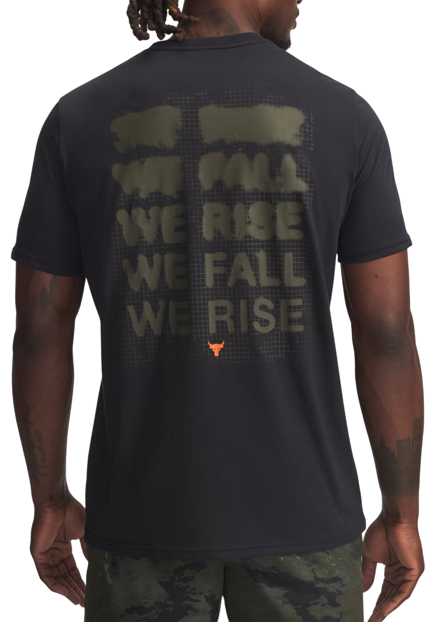 Tričko Under Armour Project Rock Q4 1 Short Sleeve Graphic T-Shirt Čierna | 6005034-002, 1
