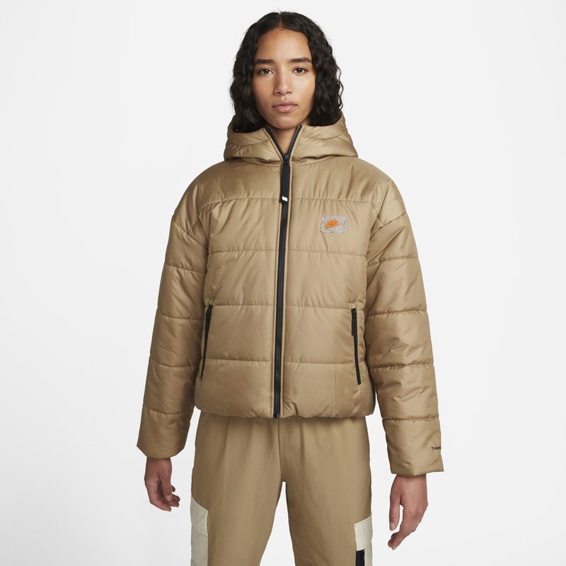 Bunda Nike Sportswear Therma-FIT Repel Synthetic-Fill Hooded Jacket Béžová | DX5683-258, 0