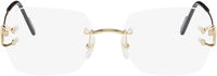 C de Cartier Square Rimless Glasses
