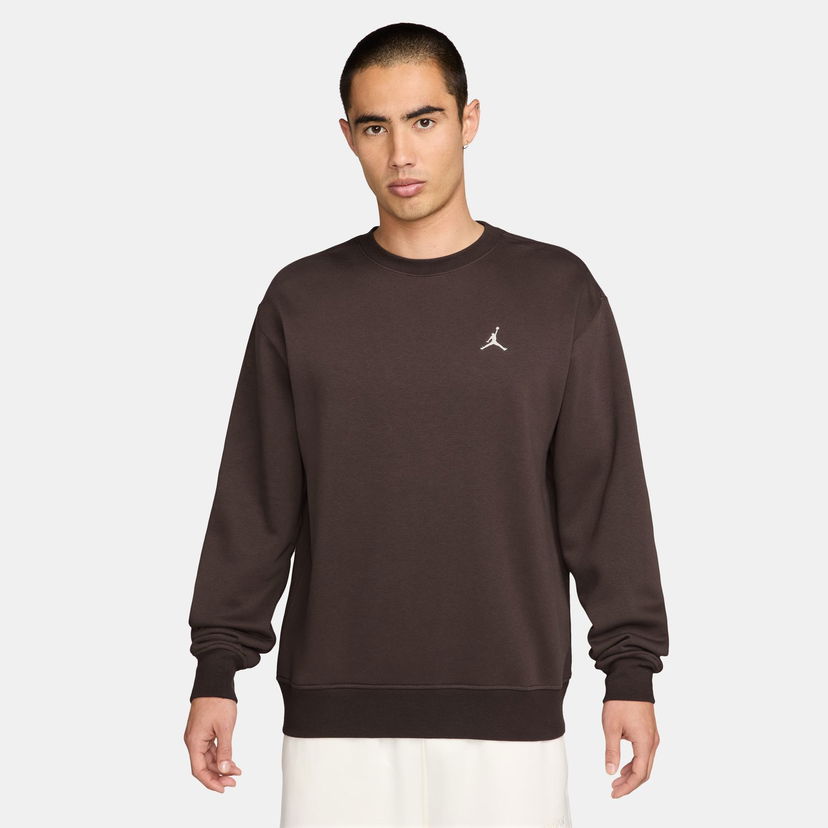 Mikina Jordan Brooklyn Fleece Crew-Neck Sweatshirt Hnedá | FV7293-237