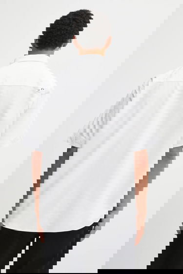 Košeľa AAPE by A Bathing Ape Short-Sleeved Regular Fit Button-Down Cotton Shirt AAPE Now Biela | AAPSRM8518XAO, 2