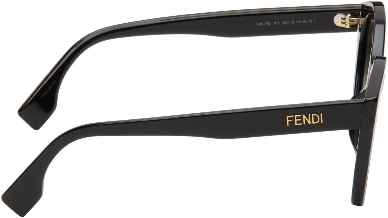 Slnečné okuliare FENDI Fendi Lettering Cat-Eye Sunglasses Čierna | FE40175IW5401F 192337228735, 1