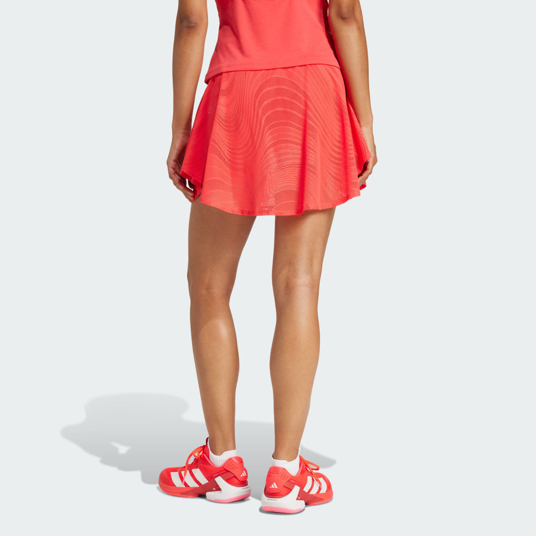 Sukňa adidas Performance Climacool+ Print Tennis Skort Červená | JD6092, 1