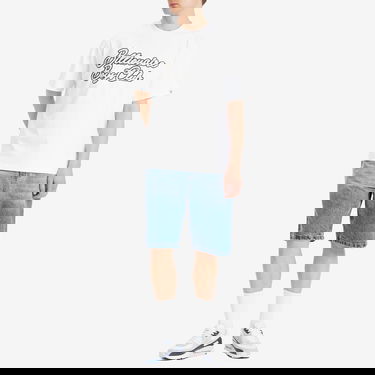 Tričko BILLIONAIRE BOYS CLUB Diamond Script Logo T-Shirt, Size Large Biela | B25162-WHT, 4