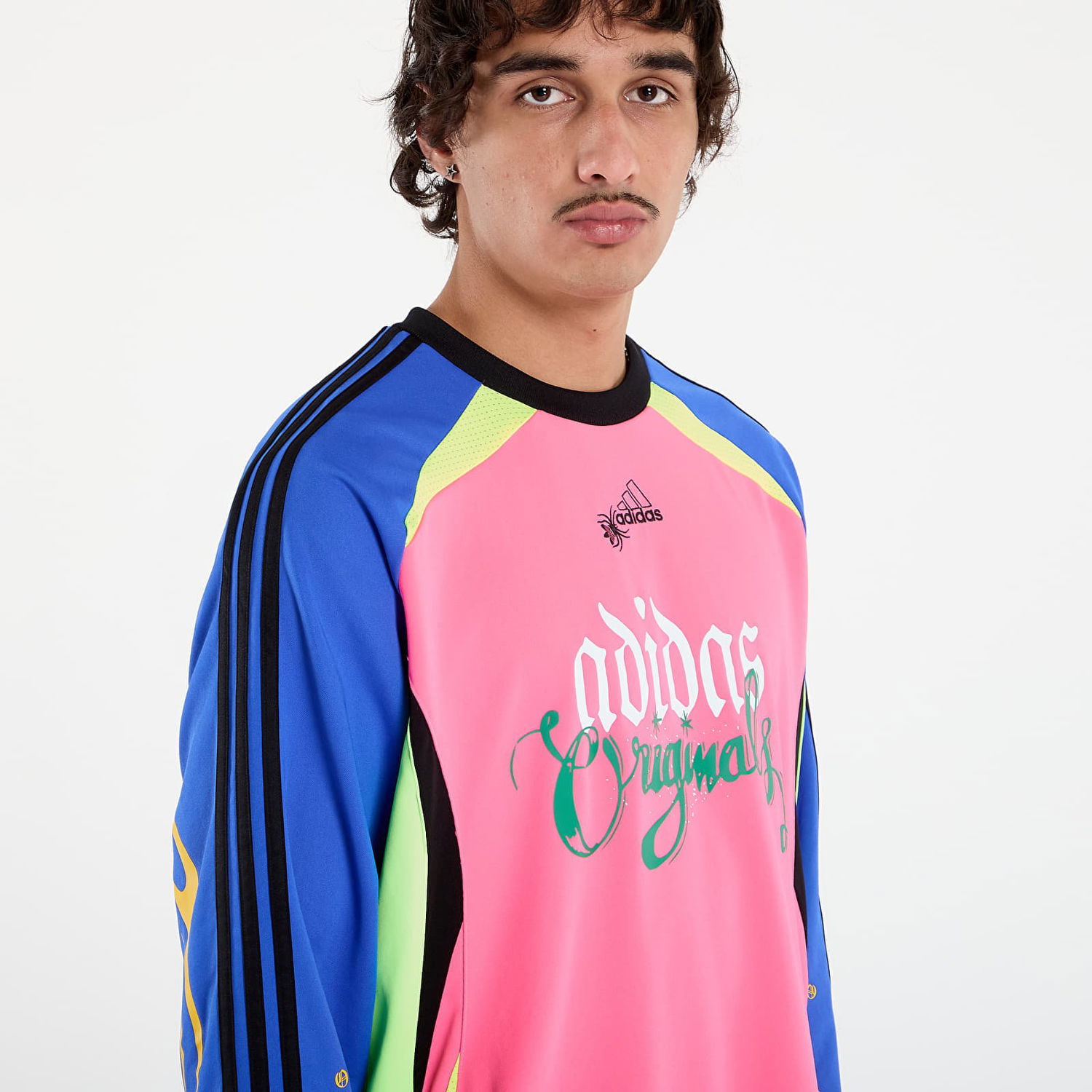 Košeľa adidas Originals Spiders Goalkeeper Loose Long-Sleeve Top Ružová | JW0203, 1