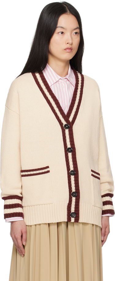 Sveter Max Mara Weekend Max Mara Vicolo Knit Cardigan Béžová | 2515341061600, 1