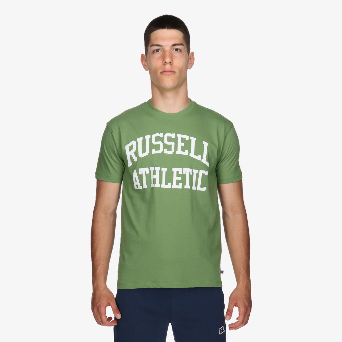 Tričko Russell Athletic Iconic Crewneck T-Shirt Zelené | E4-600-1-237, 0