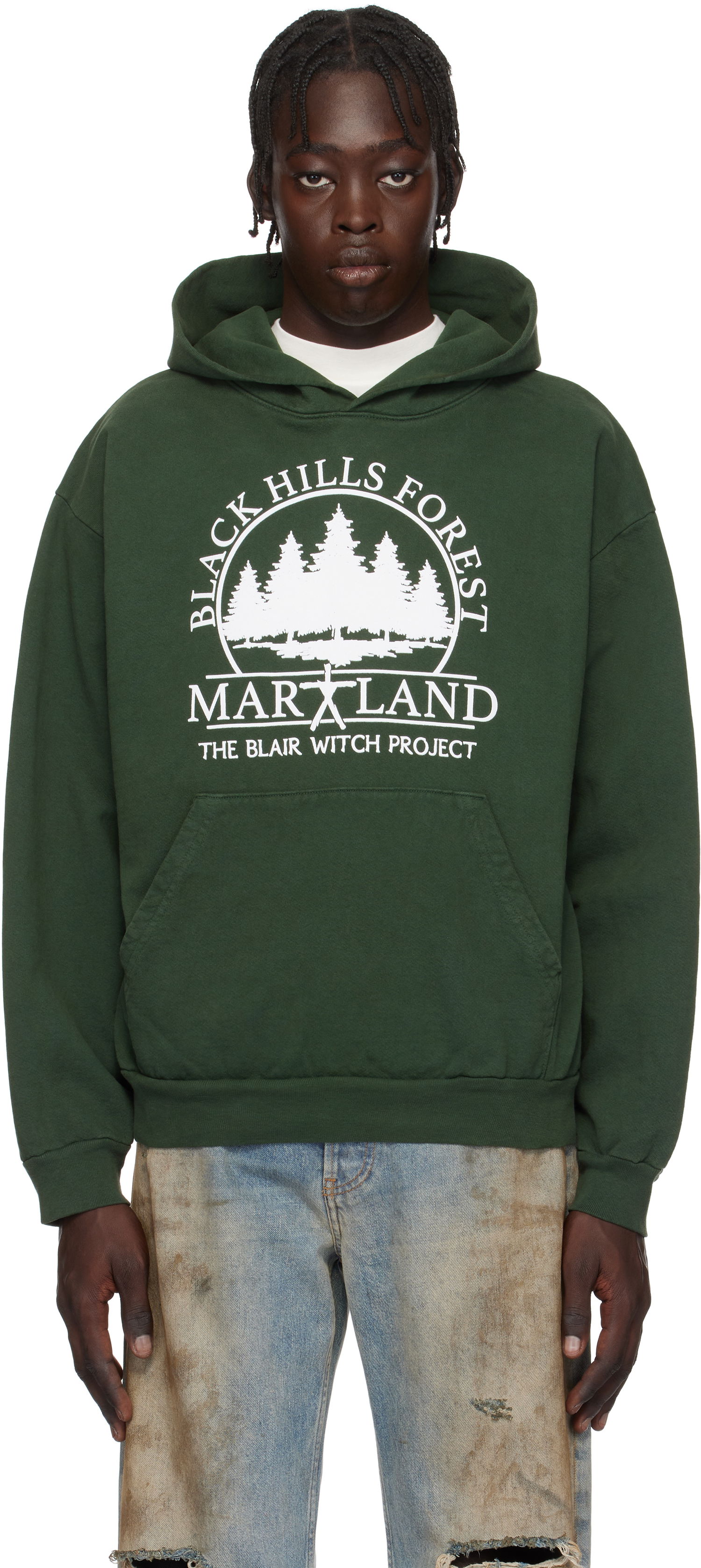Mikina Online Ceramics Online Ceramics Blair Witch Project 'Black Hills Forest Map' Hoodie Zelené | Black Hills Forest Hoodie, 0