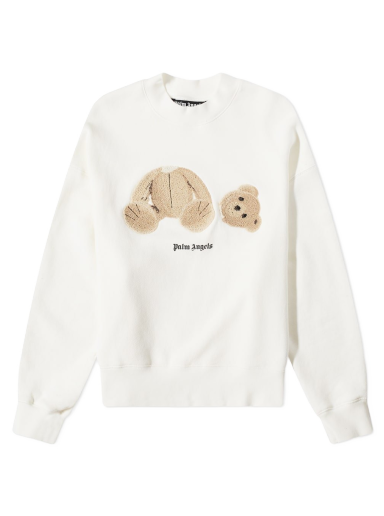 Mikina Palm Angels Kill The Bear Crew Sweat Béžová | PMBA026C99FLE0020360
