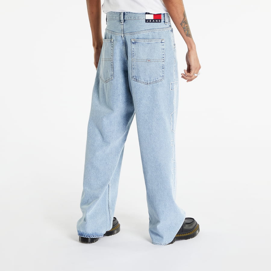 Džínsy Tommy Hilfiger Aiden Baggy Jeans Tyrkysová | DM0DM16395 1AB, 1