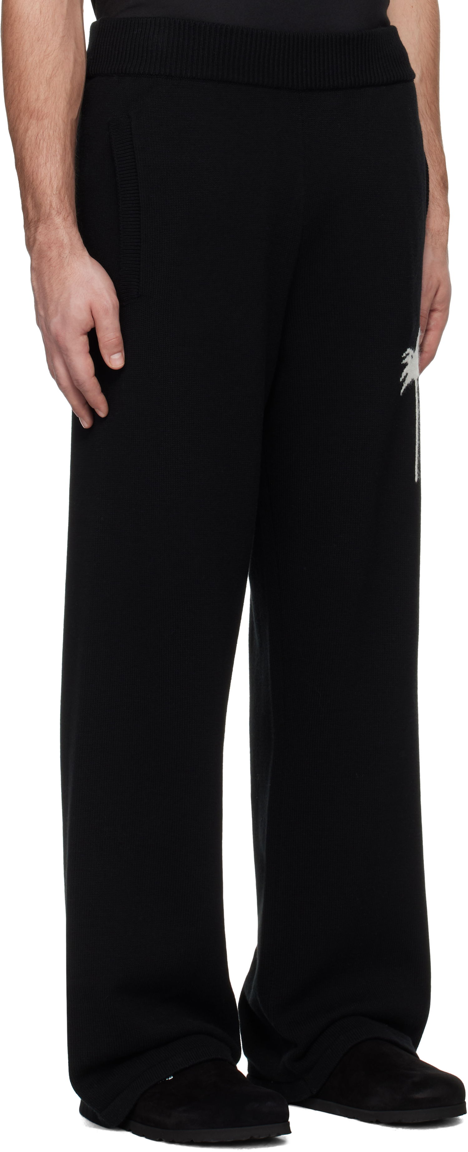 Tepláky Palm Angels Knit Sweatpants Čierna | PMHG021S25KNI0011003, 1
