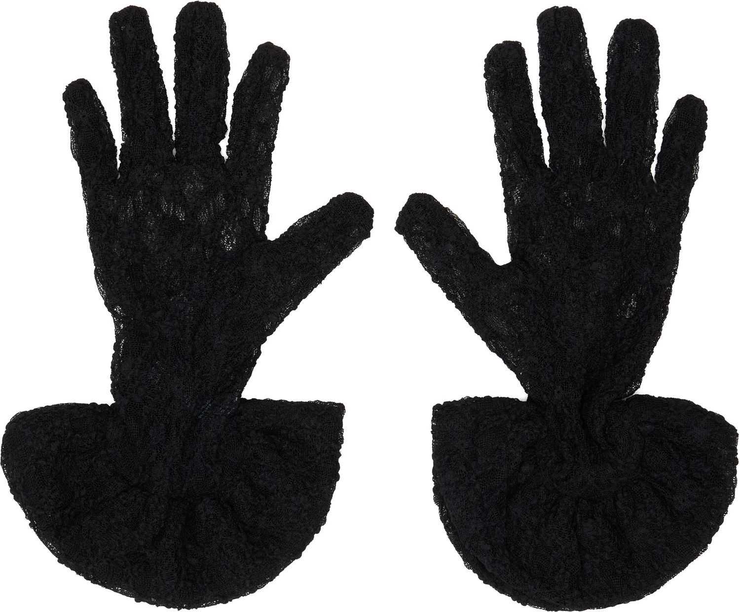 Rukavice Anna Sui Anna Sui Short Lace Gloves Čierna | 1125L94, 1