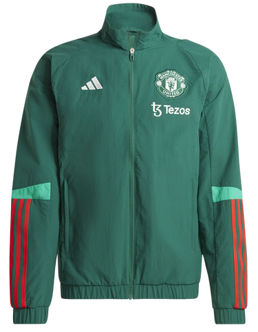 Bunda adidas Originals adidas MUFC PRE JKT Zelené | iq1537, 3