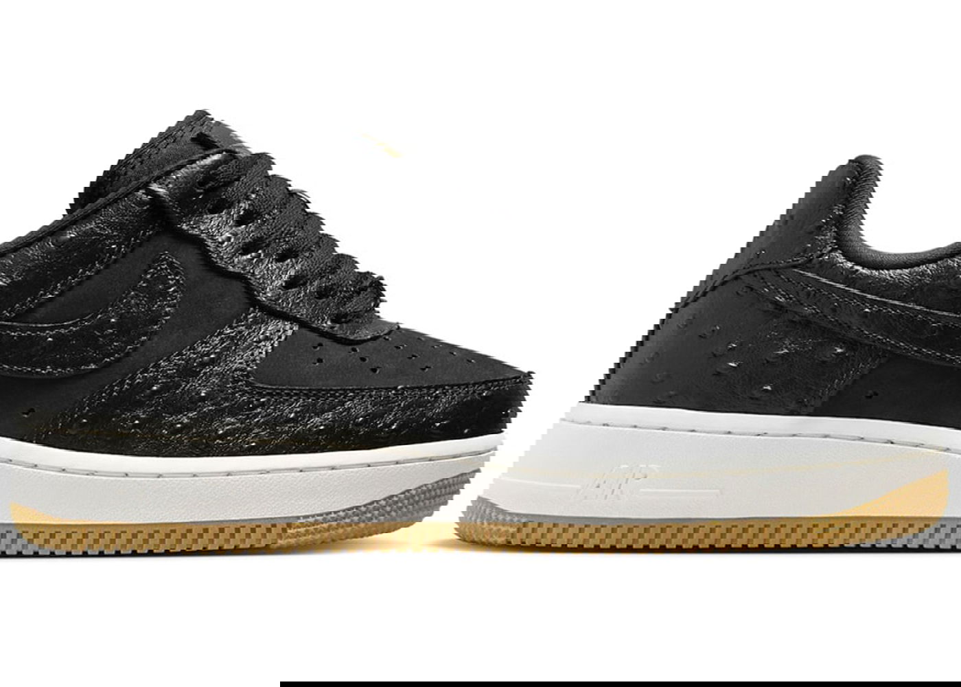 Tenisky a topánky Nike Air Force 1 Low '07 "Black Ostrich" W Čierna | DZ2708-002, 1