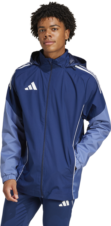 Vetrovka adidas Originals adidas TIRO25C AW Hooded Jacket Modrá | ji6543, 3