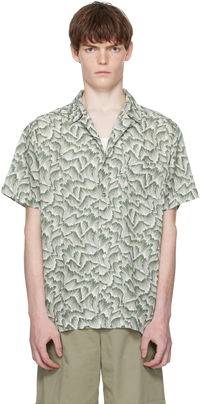 A.P.C. Roy Print Camp Collar Shirt