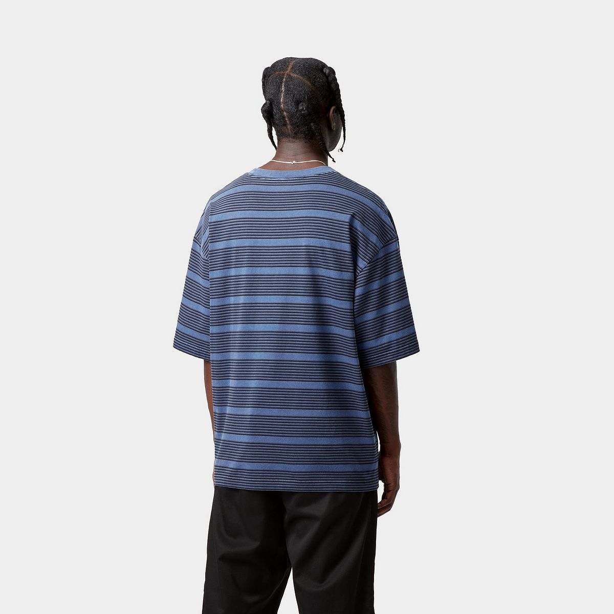 Tričko Carhartt WIP Hanson Stripe Jupiter Garment Dyed T-Shirt Rôznofarebný | I035982_9, 1