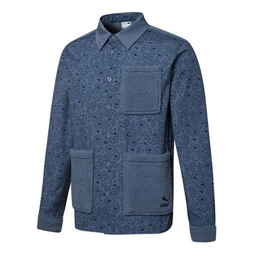 Košeľa Puma Paisley Woven Multiple Pockets Jacket Modrá | 534978-64, 0
