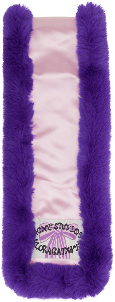 Šál Acne Studios Acne Studios Furry Scarf Fialová | CA0349-, 1