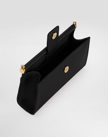 Kabelka Dolce & Gabbana Dolce & Gabbana Plongé Calfskin Phone Bag Čierna | BI3367A9S2580999, 3