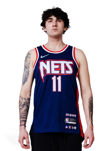 Dres Nike Dri-Fit Kyrie Irving Brooklyn Nets City Edition NBA Swingman Jersey Navy | DB4018-400