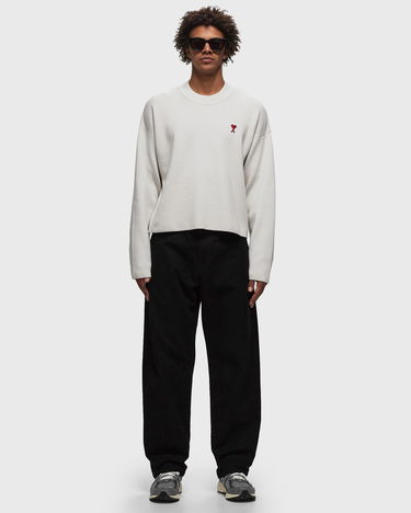 Sveter AMI Paris Crewneck Béžová | UKS046.KN0042-193, 1