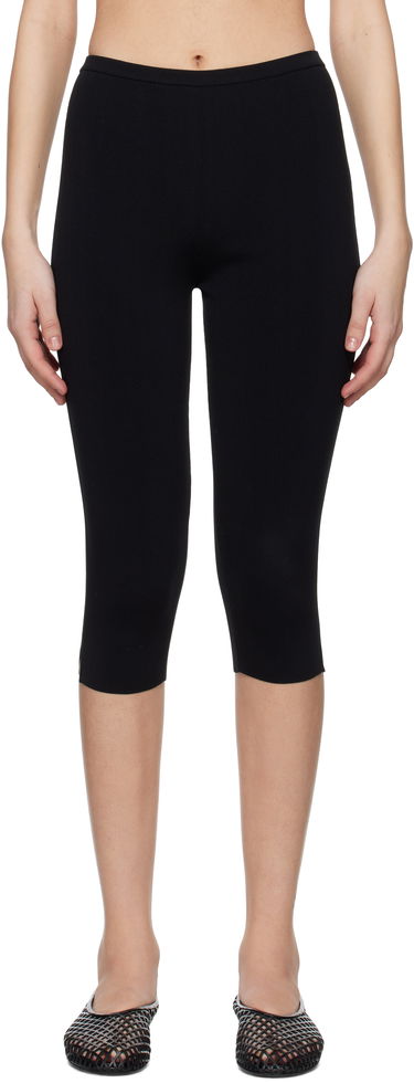 Legíny TOTEME TOTEME Compact Knit Capri Trousers Čierna | 252-WRB0276-YA0187, 0