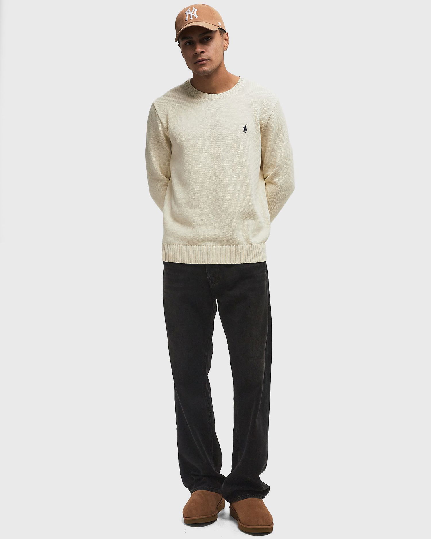 Sveter Polo by Ralph Lauren Ralph Lauren Knitwear Crewneck Pullover XXL Béžová | 710810846035, 1