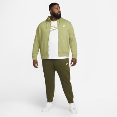 Mikina Nike Sportswear Club Fleece Full-Zip Hoodie Zelené | BV2645-334, 6