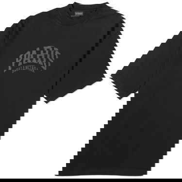 Tričko Balenciaga Paris Čierna | 612966-TLVL7-1069, 0