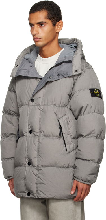 Bunda Stone Island Stone Island Crinkle Reps NY Down Jacket Šedá | K2S15 4100012 S0A23, 3