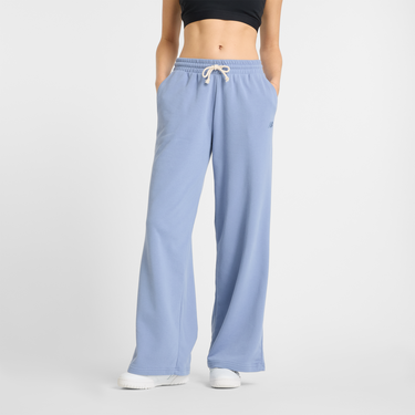 Tepláky New Balance Wide Leg Sweatpants Modrá | NBWP51503DUS, 0