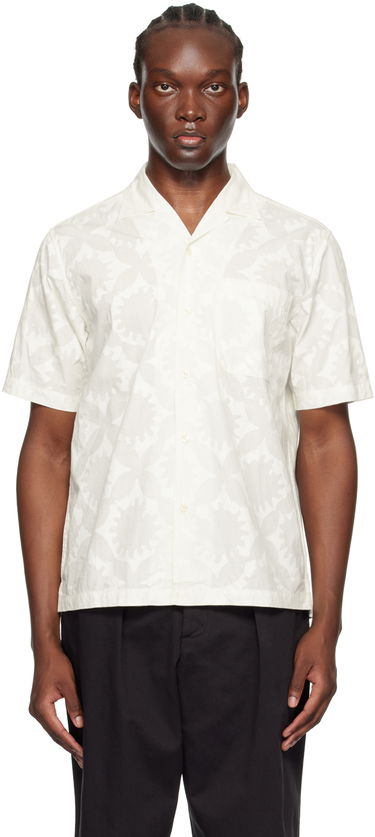Košeľa Universal Works Universal Works Minari Print Resort Shirt Biela | P3078, 0