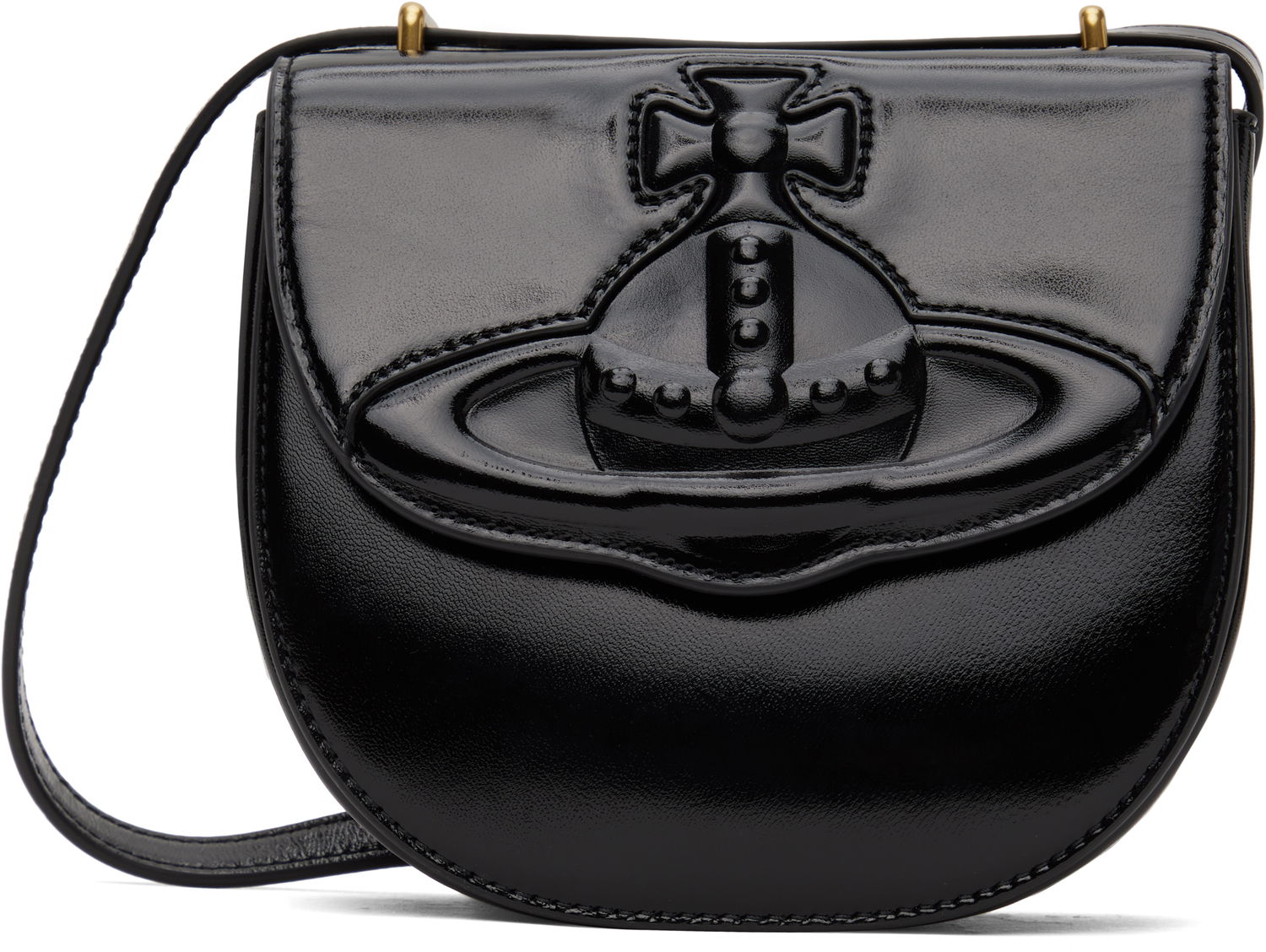Taška cez rameno Vivienne Westwood Jodie Saddle Bag Čierna | 4603000EW-L008L-, 0