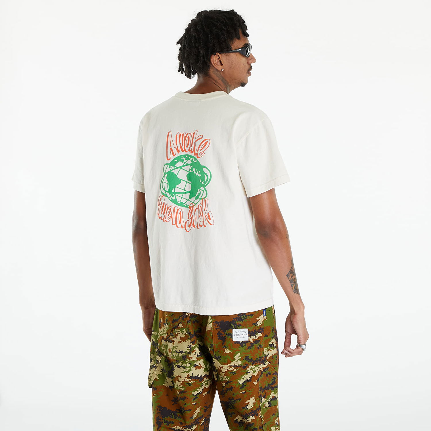 Tričko Awake NY Crawford Tee Off White Biela | AWK-SP24-TS005-WHI, 1