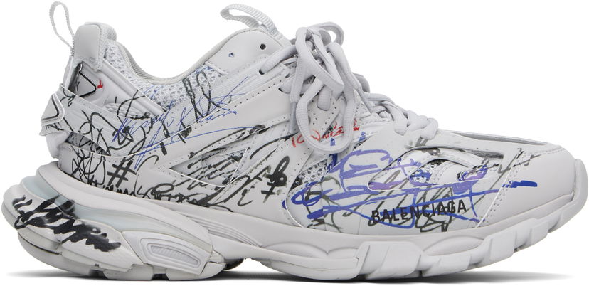 Tenisky a topánky Balenciaga Balenciaga Track Autographe Biela | 542023WTKAU