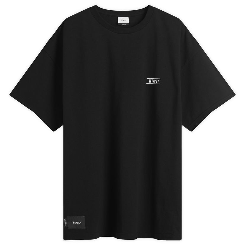 Tričko WTAPS Containing 02 Crewneck Short Sleeve T-Shirt Čierna | 251ATDT-STM10S-BLK