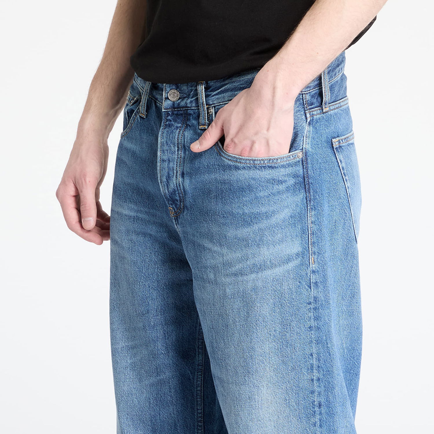 Džínsy CALVIN KLEIN Calvin Klein Jeans 90'S Loose Jeans Modrá | J30J327503 1A4, 1