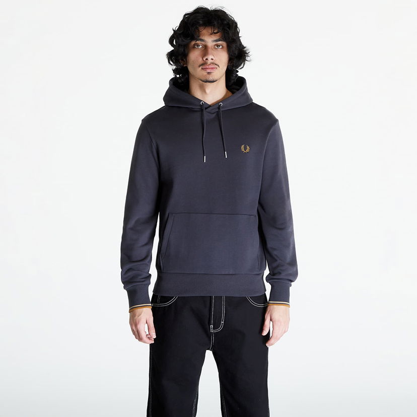 Mikina Fred Perry Tipped Hoodie Navy | M2643 V07