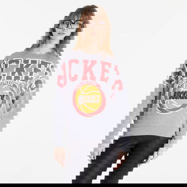 Mikina Mitchell & Ness Logo LT Fleece Šedá | FCPO1243-HROYYPPPGYHT, 0